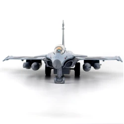 Alloy Rafale Fighter model acoustooptic return force aviation military aircraft model Toy Ornament Gift