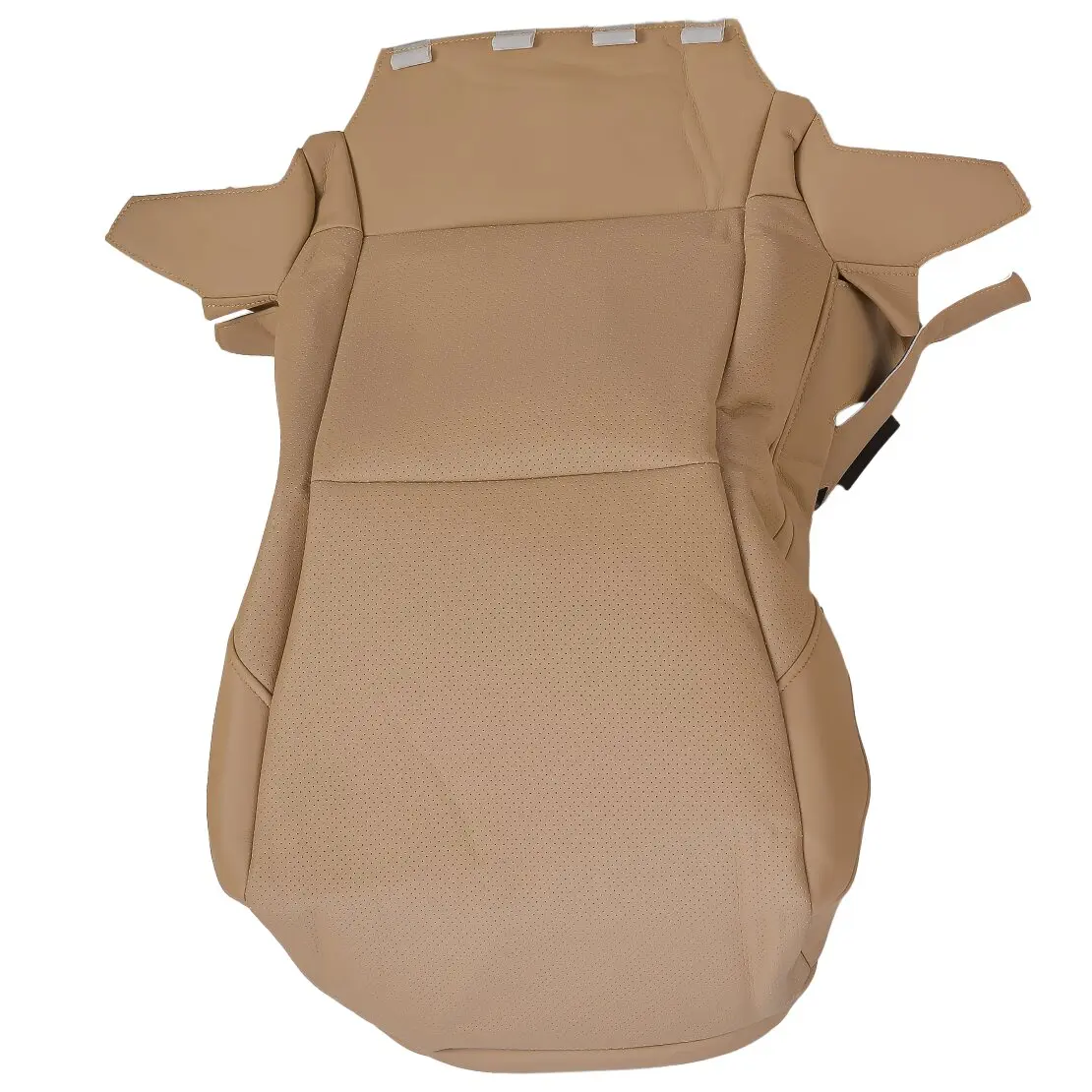 Linke Fahrerseite perforierter unterer Sitz bezug passend für Lexus es350 2007 2008 2009 2010 2011 2012 beige PU-Leder