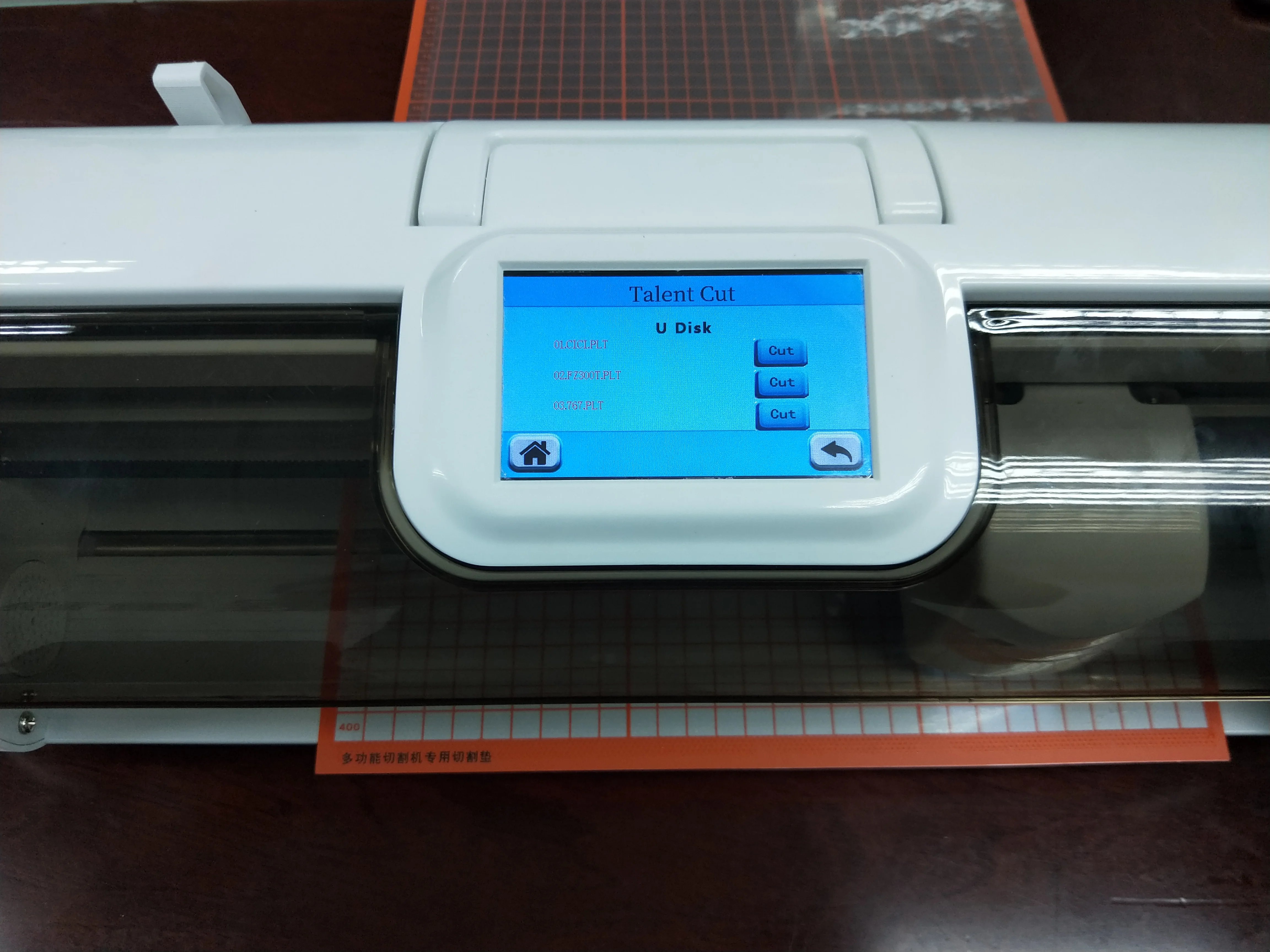 professional desktop auto contour cut mini plotter de with touch screen