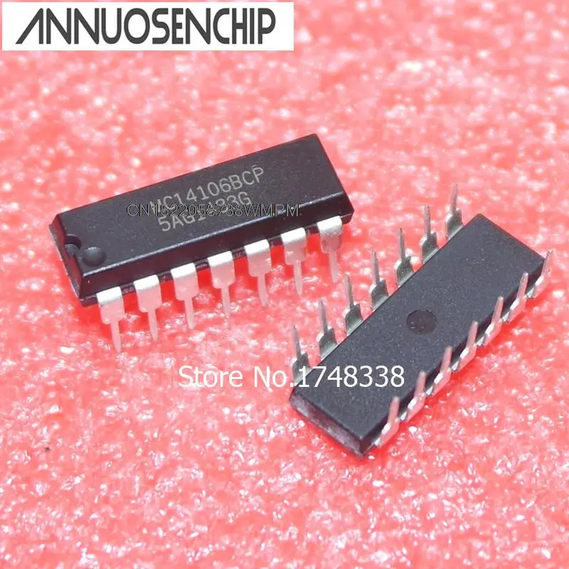10PCS New and Original MC14106  DIP-14 IC chip MC14106BCP