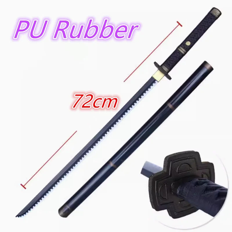 Espada Katana Roronoa Zoro de One Piece para Cosplay, Espada Yuki de PU, Acessório para Role Playing, Aki Mizu, Armas de Samurai, Presente para Festa, Modelo 72cm