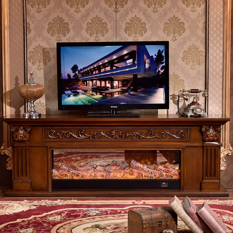 

Black Brown Tv Cabinet Decoration Background Antique Nordic Tv Cabinet Fireplace Unique Designer Fernseherschrank Furniture Home