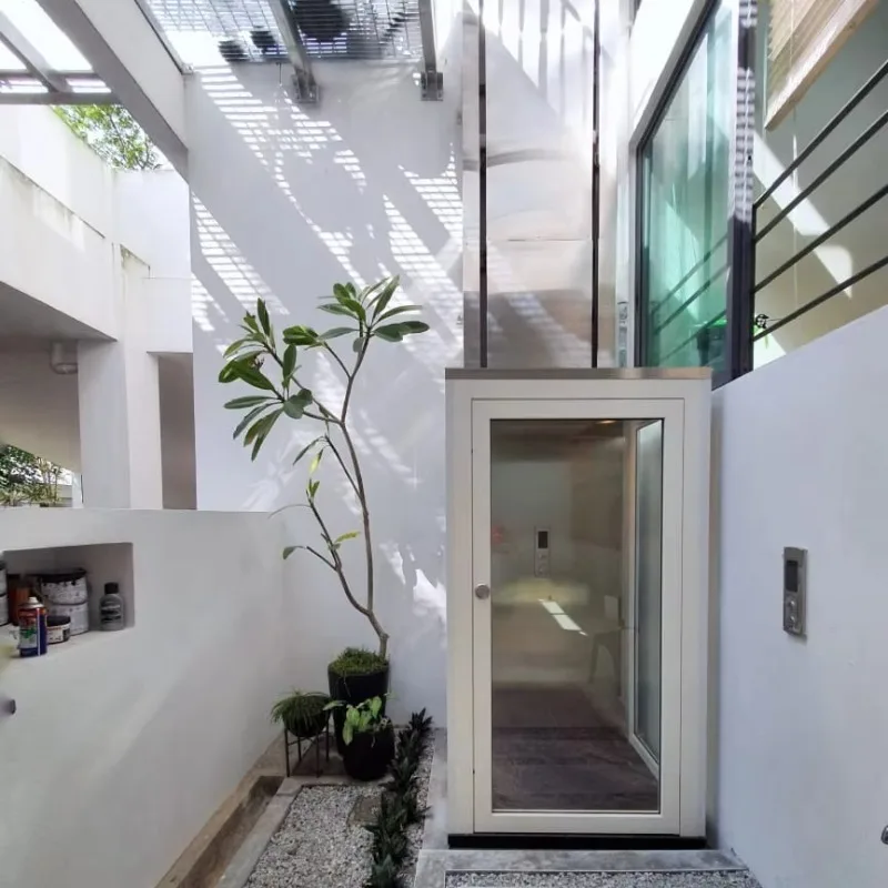 Elevador Hidráulico para Construcción, Económico, de 2 y 3 Pisos, Elevador Residencial, Mini Elevador Doméstico