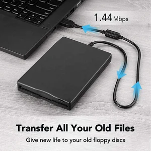 USB Floppy Disk Reader Drive 3.5 Portable externo 1.44 MB FDD Diskette Drive para Windows 7 8 2000 XP Vista PC Escuentilla para computadora portátil 10 mejores disquetes de flexión de ventas 3.5 - №8