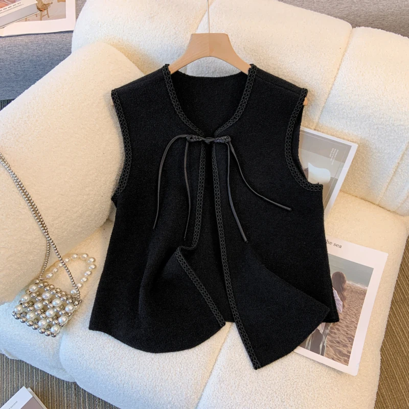 Women's trousers Set Spring and Autumn Korean Edition Slimming O-collar Age Reducing Long Sleeved Top Casual Pants 3 Piece Sets