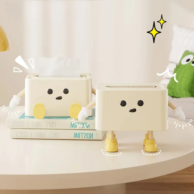 

Mouchoirs Fancy Cute Plastic Hotel Car Tissue Storage Boxes Paper Box Unique Decor Napkin Holder for Table