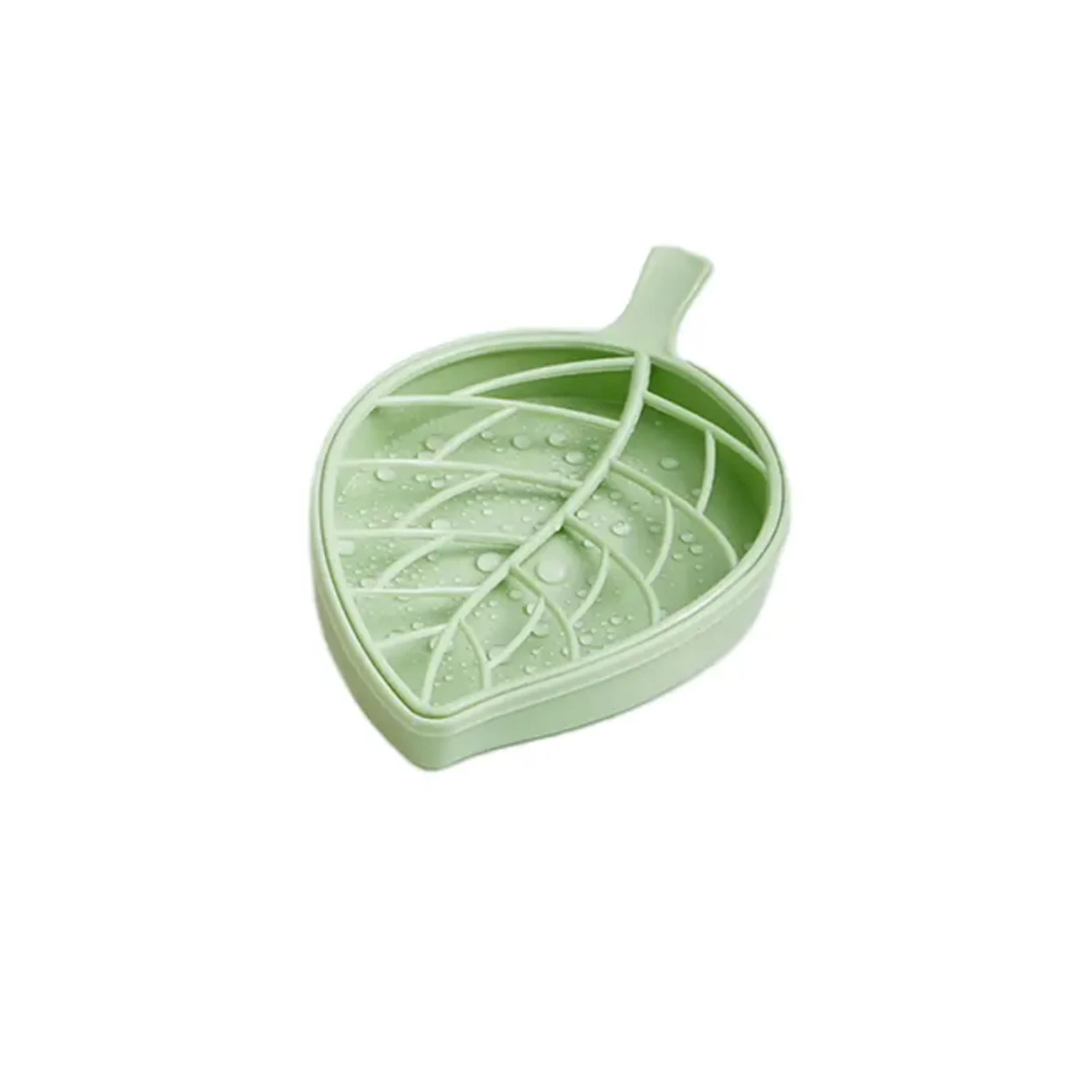 Leaf-shaped Soap Dish for Shower and Kitchen, Functional Draining Tray Soap Holder, Stylish Bathroom Soap Organizer, High Qualit