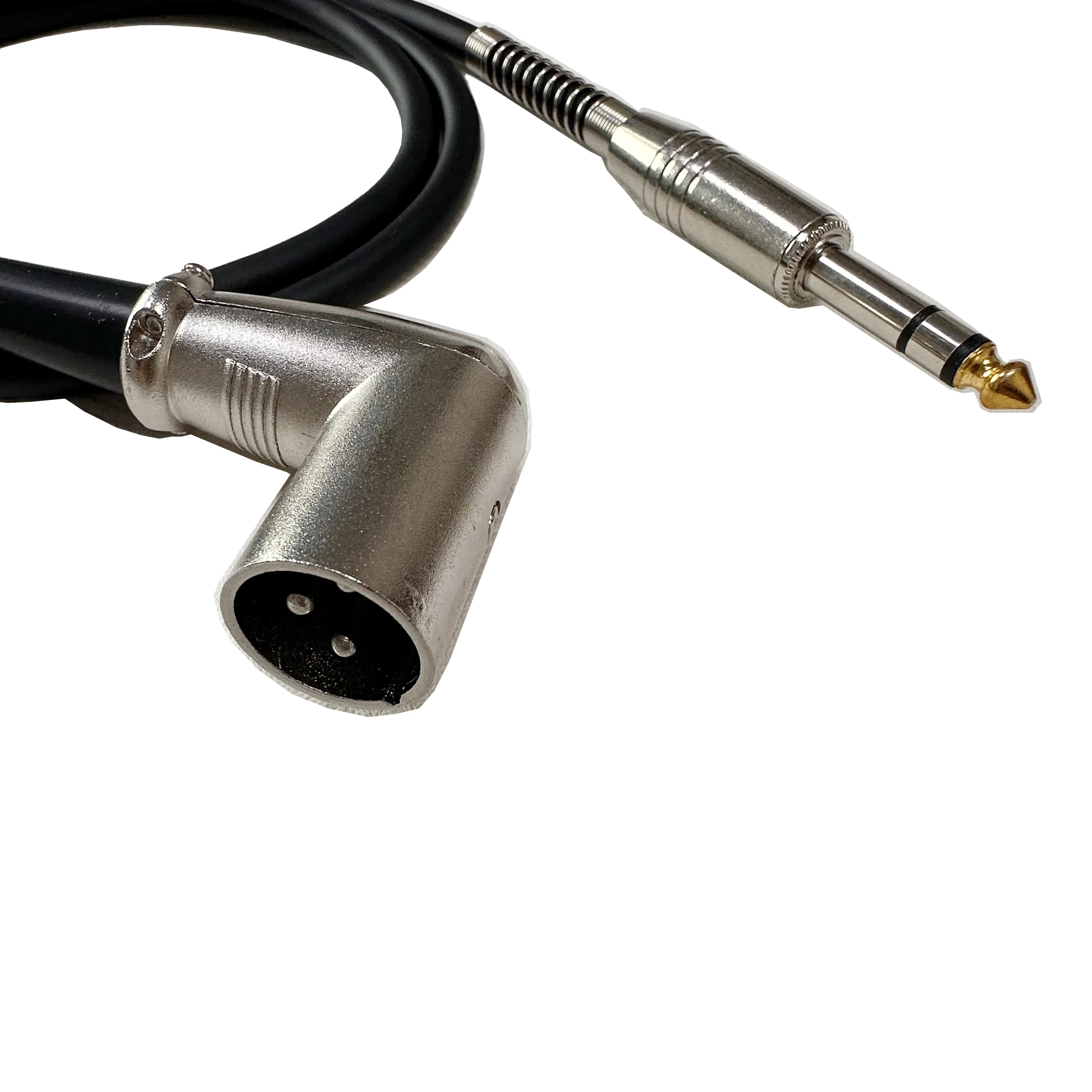6.35mm to 90 Degrees XLR Male TRS Balanced Audio Cable XLR Cannon Stereo Karon Microphone Mixing Console Sound Card Extension Li