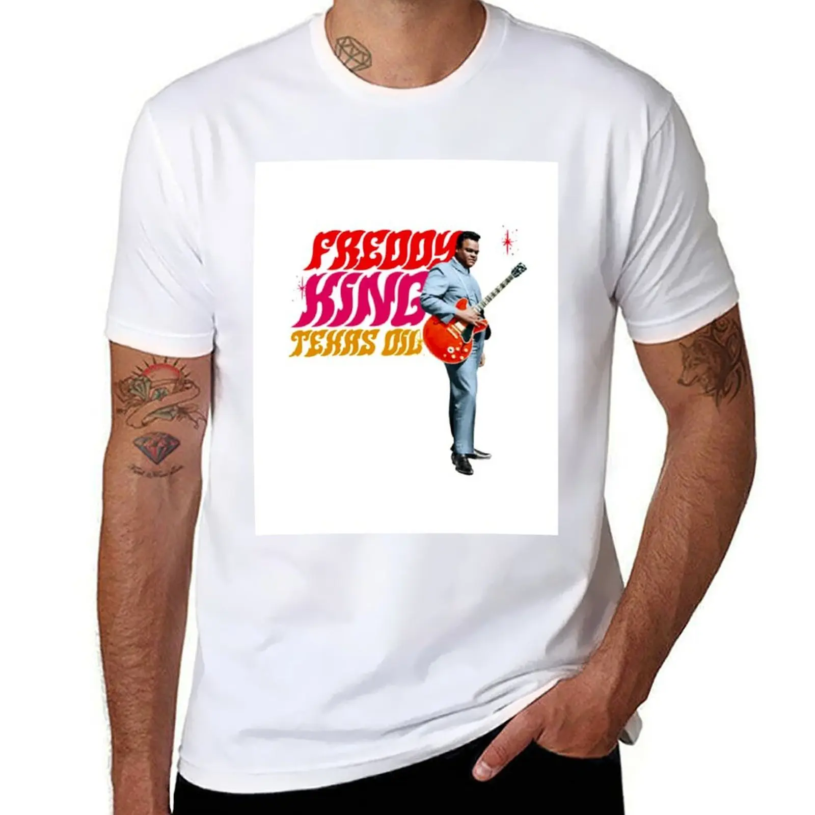 

Freddy King - Texas Oil. T-Shirt t shirt man plain t shirts designer T-Shirt