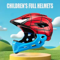 BATFOX-casco de bicicleta de cara completa para niños, desmontable, para descenso, ciclismo, motocicleta, monopatín, deportes, carreras, bicicleta