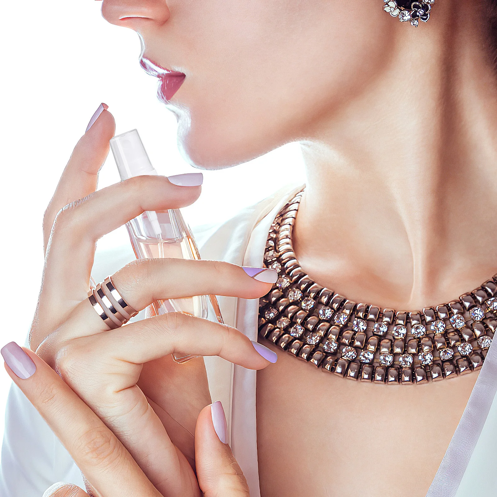 20 piezas para usar tapas de pulverización de Perfume, repuesto para botellas de viaje, cabezal de pulverización negro, cabezal de pulverizador de Perfume