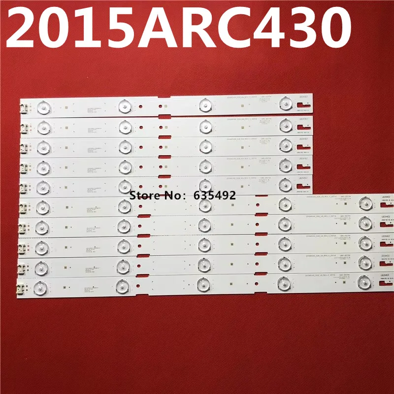 10 шт. светодиодная лента 2015ARC430 LM41-00174A LM41-00173A ZLE60600-AB 43VLE6629 43VLE6625 43VLE6524 43VLE5537BG 43VLE5523WG 43VLE5521BG