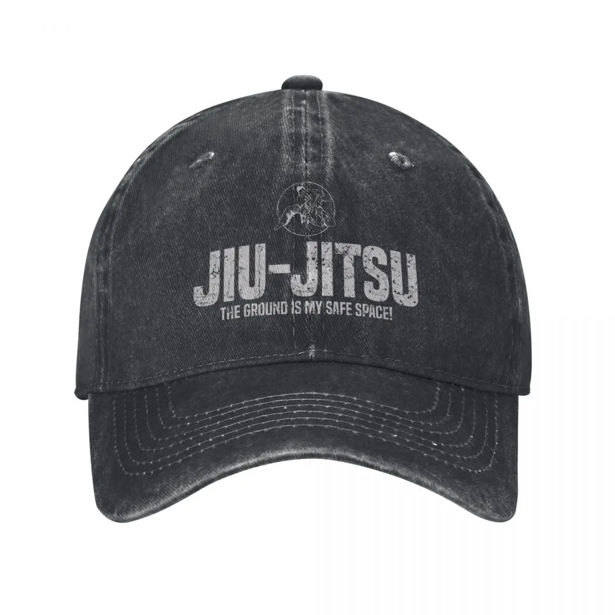 Jiu Jitsu The Ground Is My Safe Space Hat Men Caps Sports Caps Men's Baseball Cap Man Hat Baseball Cap