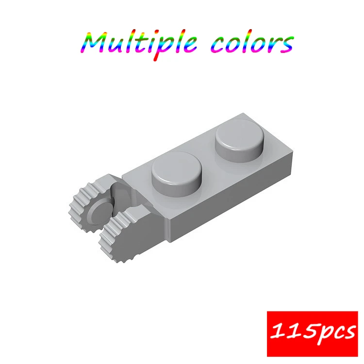 

MOC 115PCS 44302 Hinge Plate 1x2 Building Blocks 30365 With 2 Fingers Educational Particle Toys Children Birthday Kid Gift