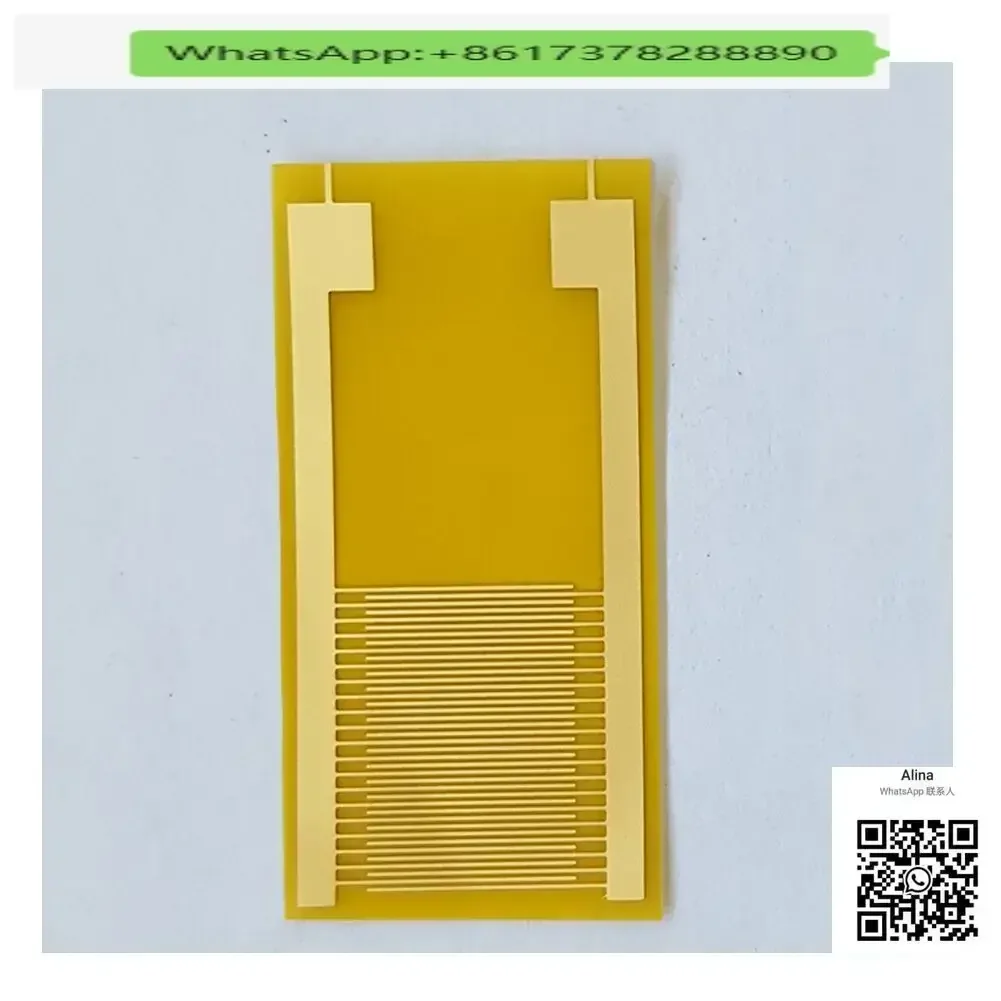 

100μm flexible interdigital electrode IDE capacitive array gas sensitive moisture sensitive biosensor chip PI