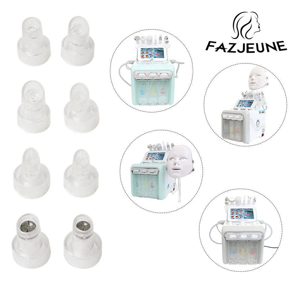 Replacement Hydro Dermabrasion Tips For Hydrogen Oxygen Small Bubble Facial Beauty Machine Accessories Facial Cleaning