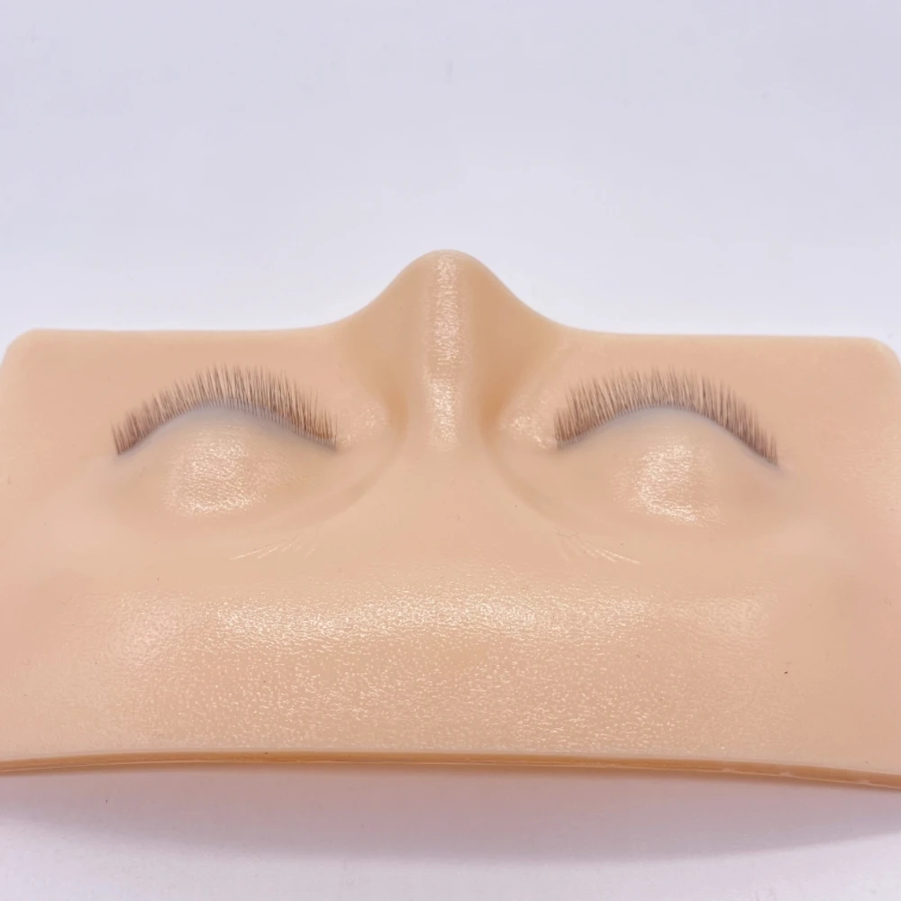 False Eyelash EXTENSION Mannequin HEAD Lash Mannequin HEAD แบนตุ๊กตาหัว Manakin เปลือกตาสําหรับ Lash เครื่องมือฝึก