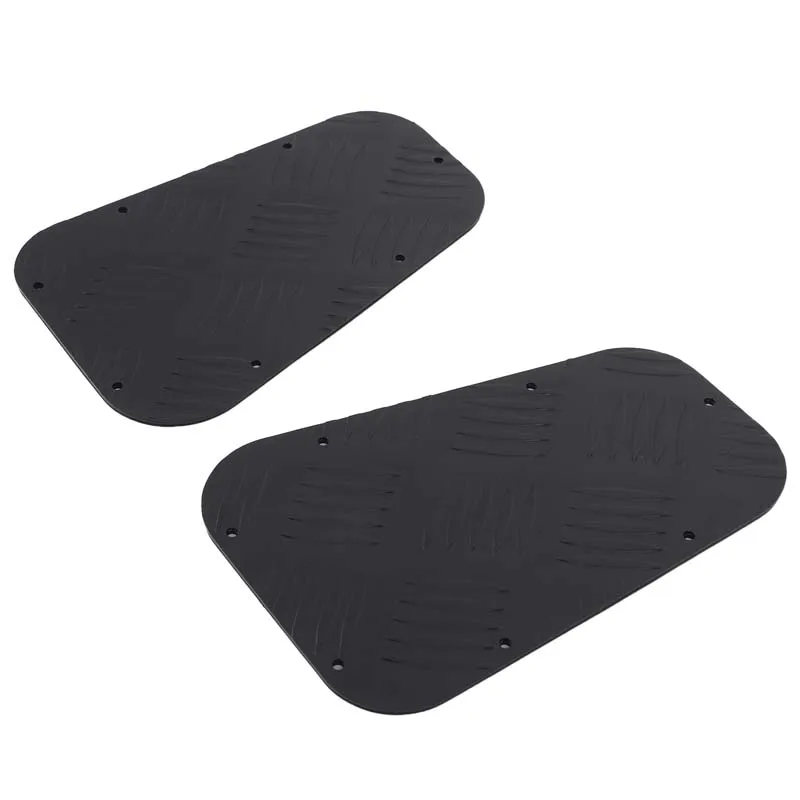 لاند روفر ديفندر 2004-2019 لوحات مؤشر غطاء محرك السيارة على جانبي غطاء محرك السيارة منفذ الهواء غطاء لوحة سبائك الألومنيوم 2 قطعة #6