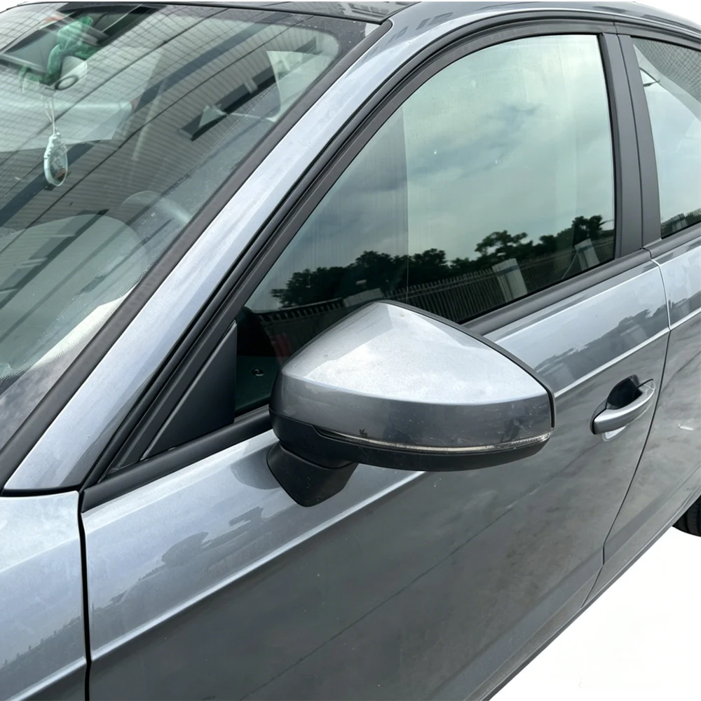 Chrom-Entfernungs-Fensterverkleidungsaufkleber für Audi A3 8V 2013-2020 Schrägheck, glänzend/matt schwarz, Außen-Dekor – Detail 7