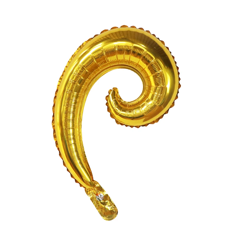 10 Stück Kurly Spiral Wave Folienballons für Geburtstag, Hochzeit, Party, Modellierung, Dekorationszubehör, Ballons, gebogene Luftballons, Globos – Detail 6