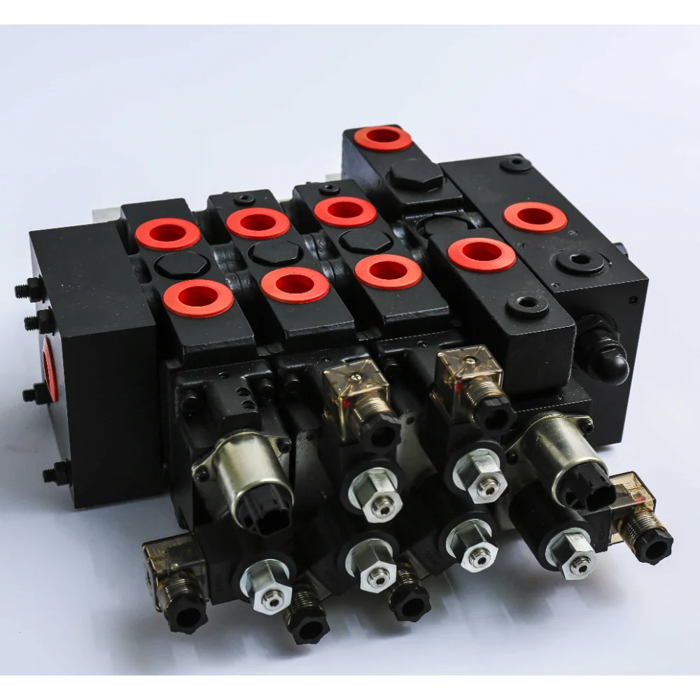 

Single 2 Spool Directional Hydraulic Solenoid Pressure Hydraulic Spool Control Valve Double Acting Supplier 12v For Sale