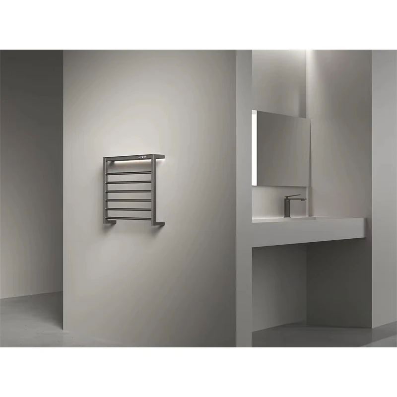 حار ساخنة منشفة السكك الحديدية الحمام الكهربائية الذكية منشفة دفئا الرف