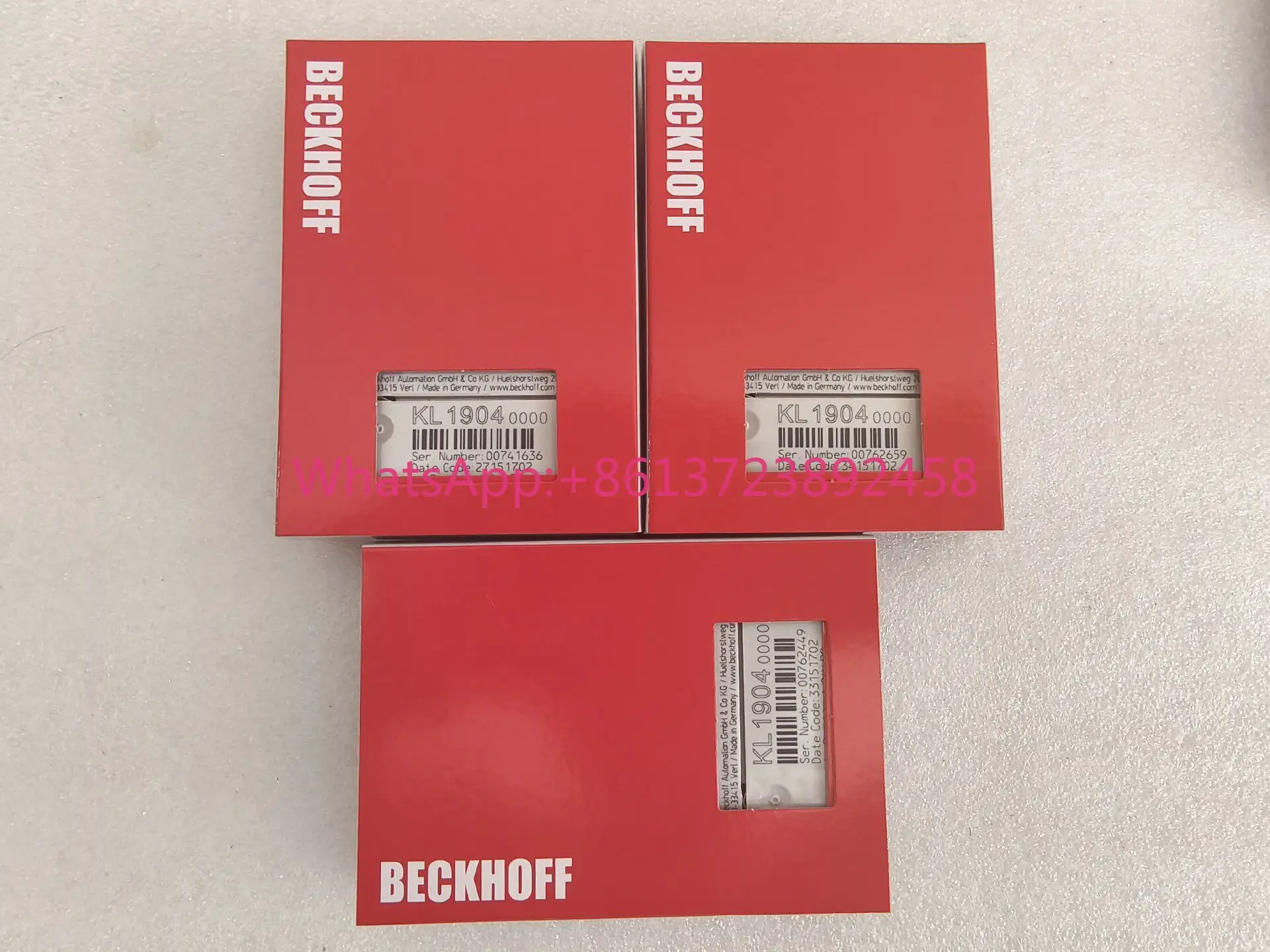 

BECKHOFF KL1904 with code, German Beckhoff module, spot