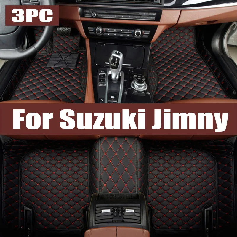 

3D TPE LHD Floor Car Mat For Suzuki Jimny 2007-2017 JB43 Car Foot Pad Black Floor Liner Surrounded Carpet 4x4 trunk mat