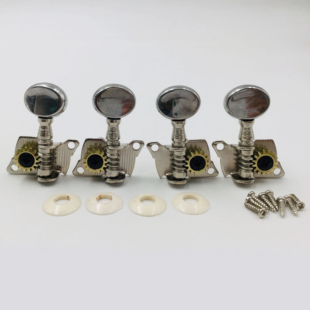 4 Stück Gitarren-Tuning-Peg-Tuner Maschinen köpfe Saiten-Tuning-Stifte Key-Tuner für Ukulele Hawaii-Gitarre DIY-Zubehör