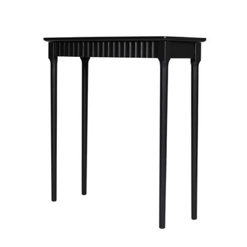 Vintage Classic Console Table Nordic Mid Century Practical Elegant Console Table Aesthetic Against