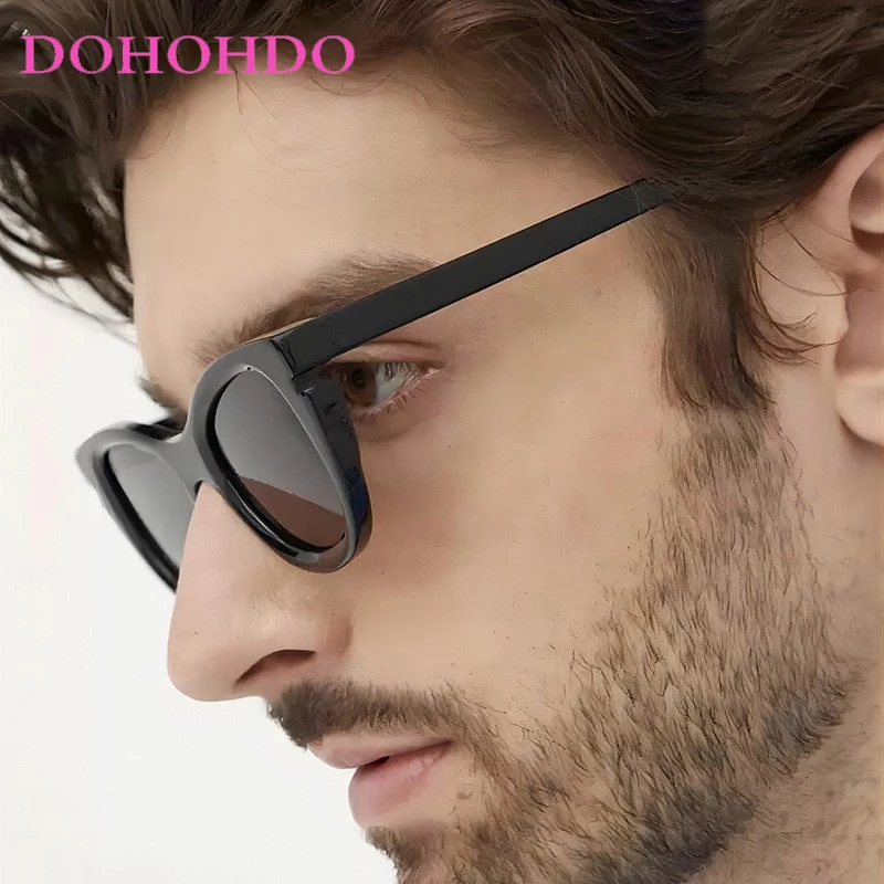 

Luxury Designer Personality Cat Eye Sunglasses Men Women Fashion Trend Brand Outdoor Small Frame Travel Sun Glasses Unisex UV400