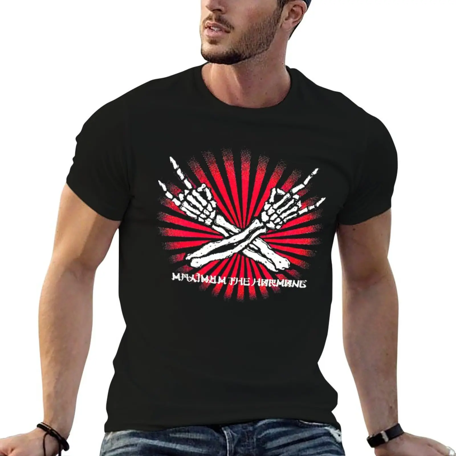 Camiseta com estampa de música rock da banda Maximum The Hormone, Heavy Metal Band, camisetas estampadas para homem, camiseta essencial, camisetas engraçadas, camiseta masculina