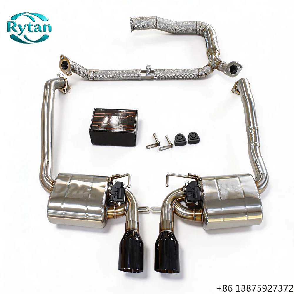 

Выхлопная система Rytan Performance Valvetronic из нержавеющей стали 304 с клапанами, Catback, для Boxster 718 с даунпайпом