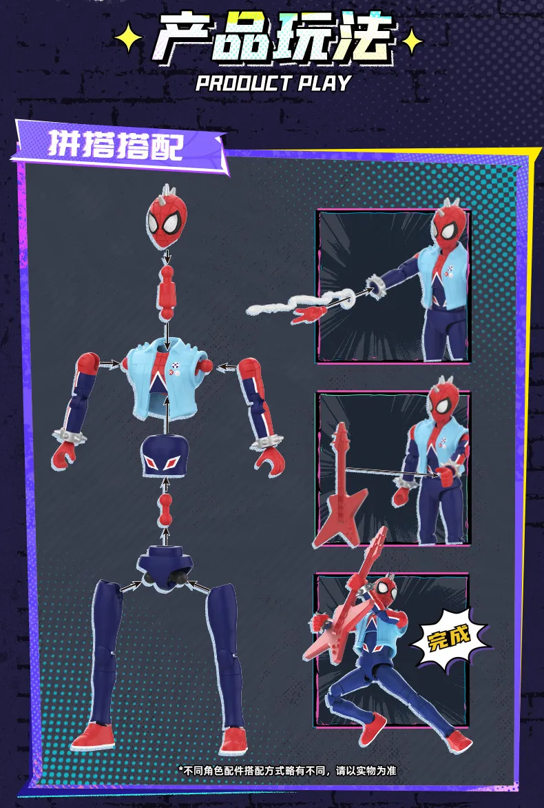 Brandneue Day BLOKEES Original GALAXY 5 6 Spider-Man Doctor Octopus Green Goblin Mysterio Venom Marvel Legend Actionfiguren – Detail 6