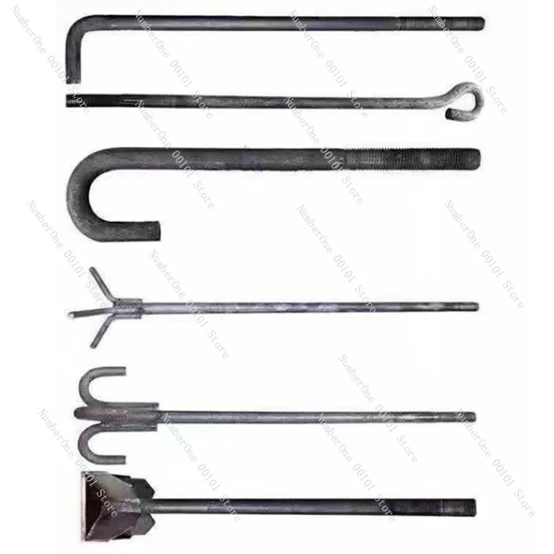 high-strength anchor bolts Steel structure embedded anchor screws Umbrella handle type Welded high-strength anchor screws