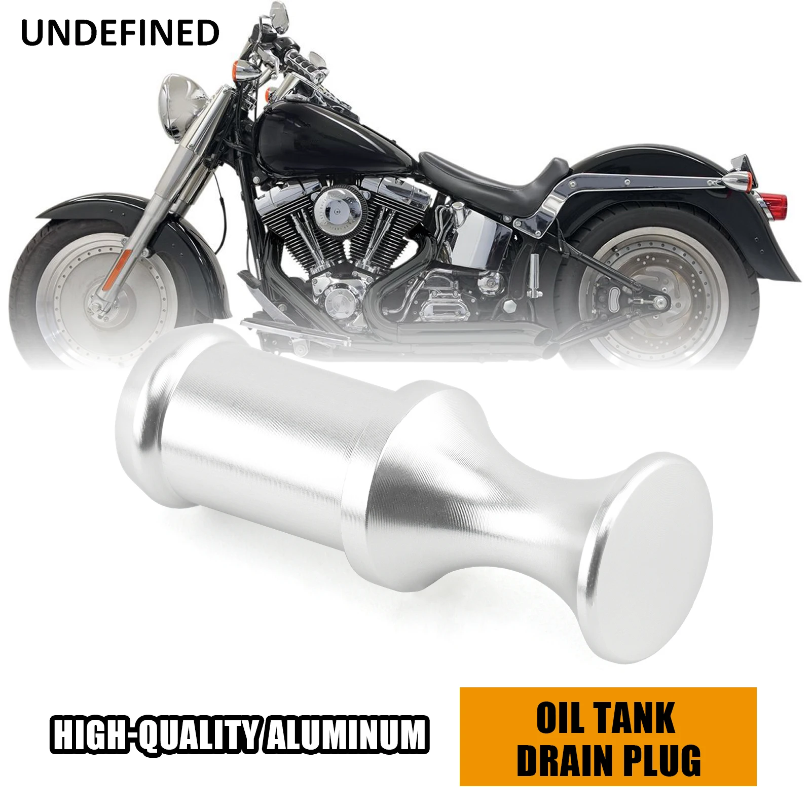 

Motorcycle Aluminum Oil Tank Drain Plug For Harley Softail Heritage FLST Standard FXST 1990-2000 Moto Accessories Silvery