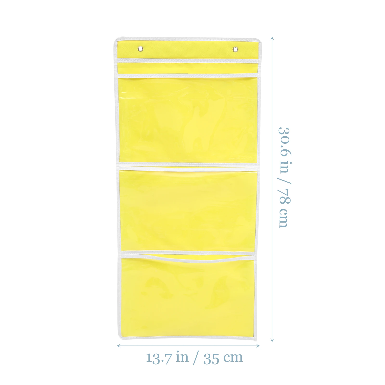 

Transparent Painting Organizer Bag Hanging Storage Pouch Wall Door Display Foldable Lightweight Dust Proof Kindergarten Art