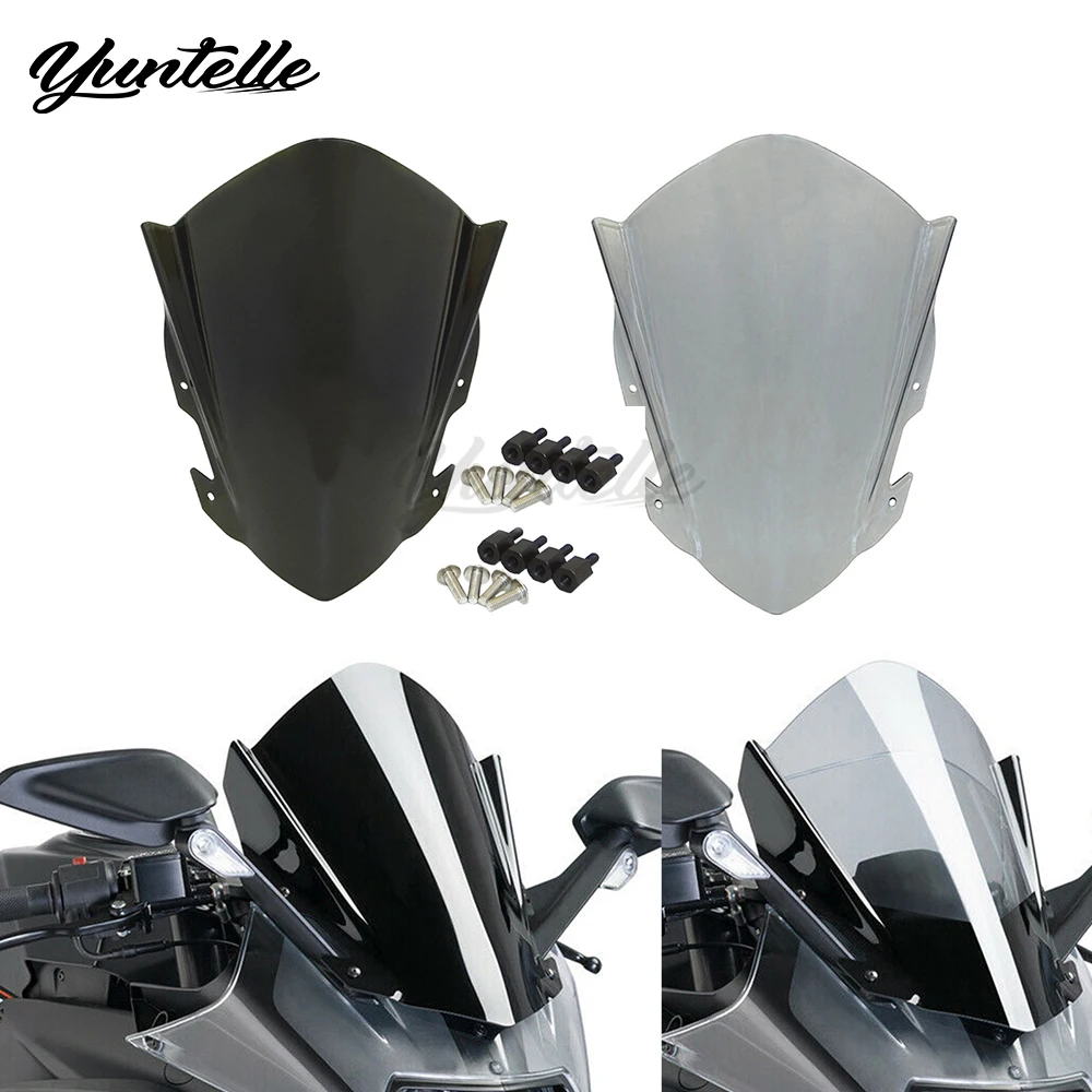 

Windscreen Windshield For RC125 RC200 RC250 RC390 2014-2021 2020 Motorcycle Accessories Front Wind Deflectors Shield Protector