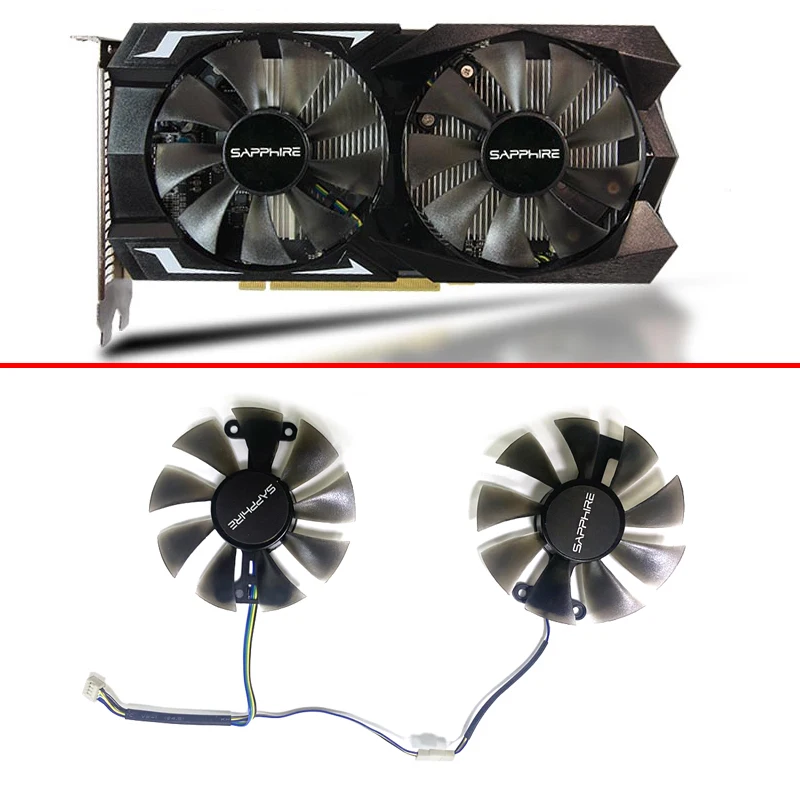 Cooling 2pcs 85mm 4pin GA91S2H RX560 RX550 RX460 GPU FAN For SAPPHIRE RX560 RX 460 550 Graphics Card Fan