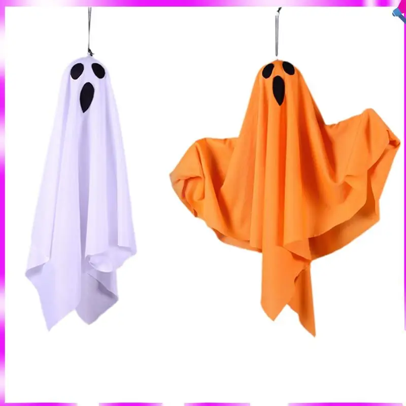 N96R Halloween Dekoration LED Hängelampe Glühende Weiße Geist Horror Innen Layout Atmosphäre Lampe