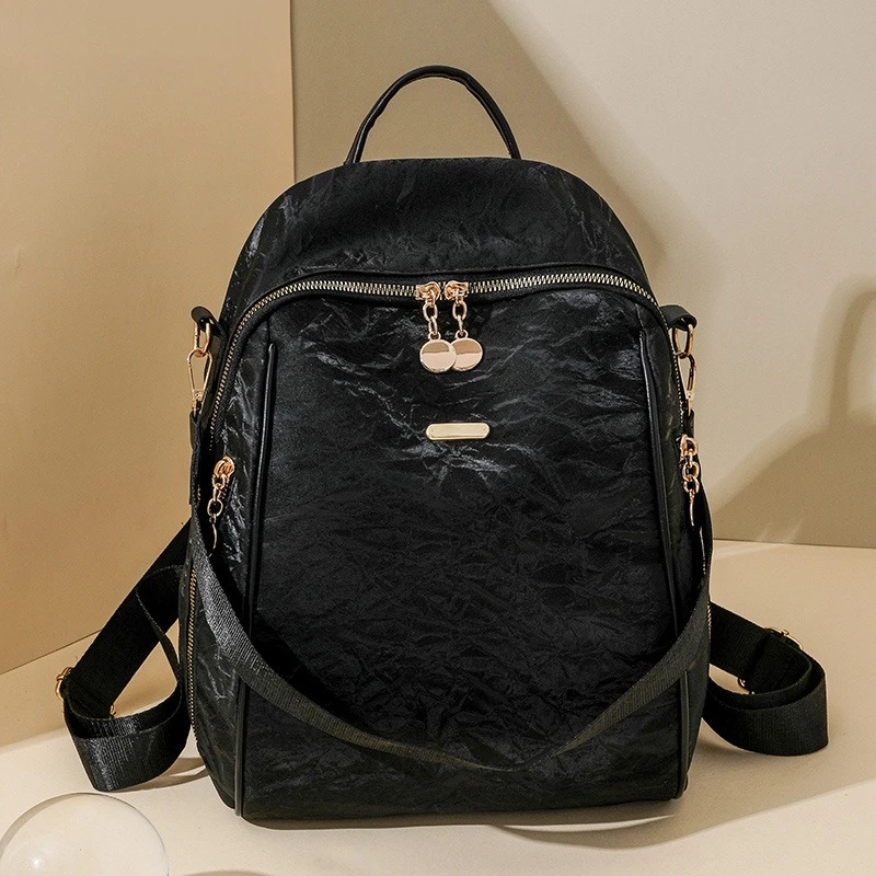 

Europe and United States new Oxford cloth shoulder bag casual fashion texture backpack Joker simple outdoor ladies travel bag.