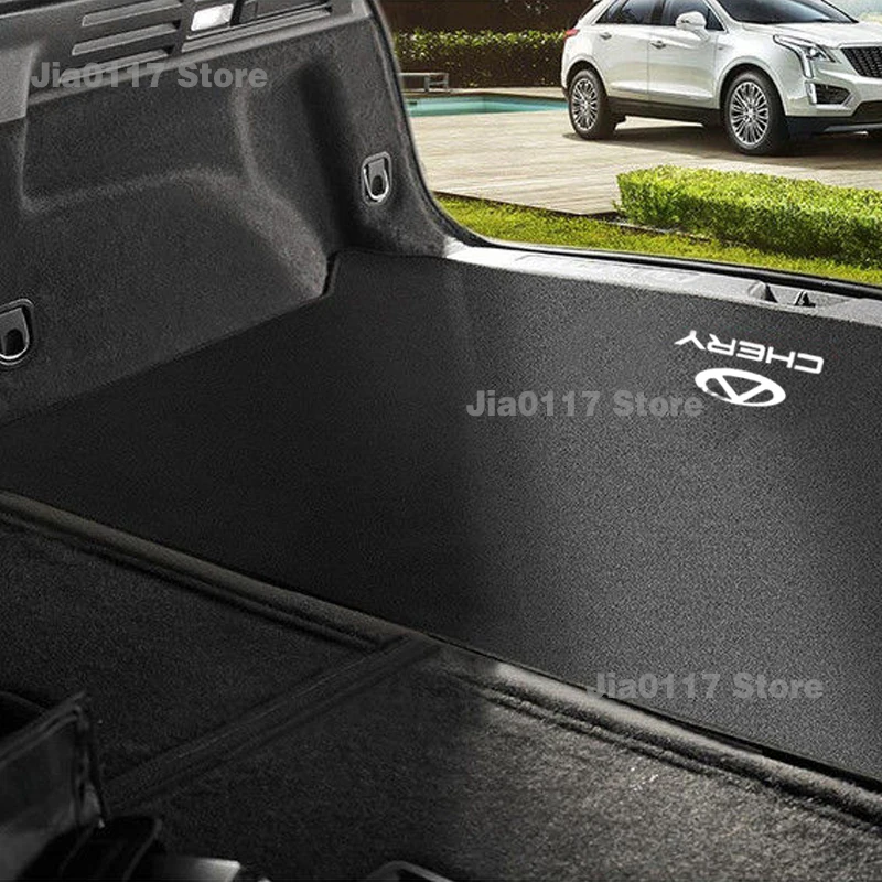 Rear Trunk Mat For Chery Jaecoo J8 Tiggo 9 Flannel Boot Cargo Liner Tray Trunk Luggage Carpet Car Accessories