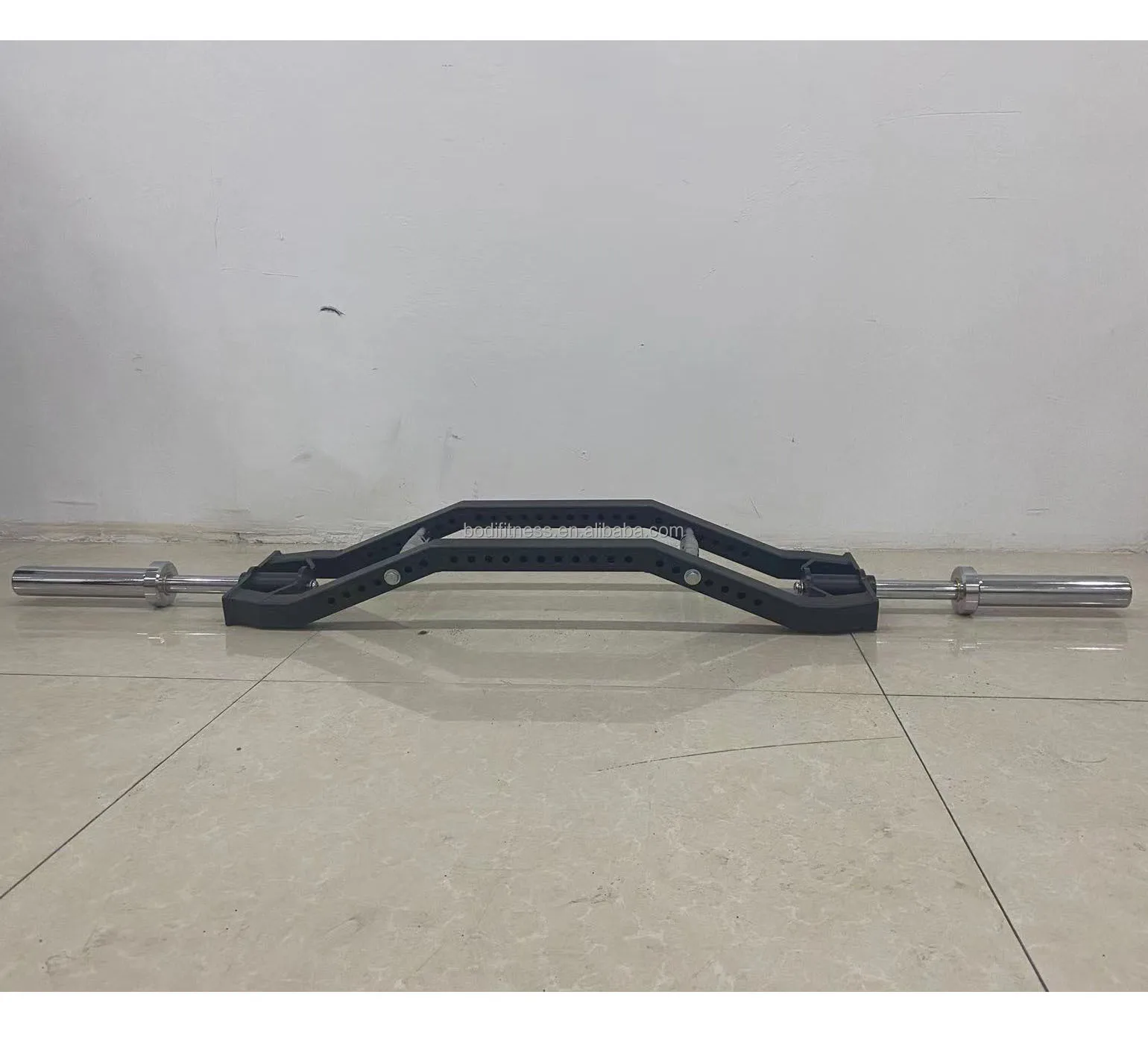 

Fitness Cambered SWISS Squat Bar Curved Handle Lifting Mult Multi-Grip Barbell Bar WeightliftingSwiss Bar New