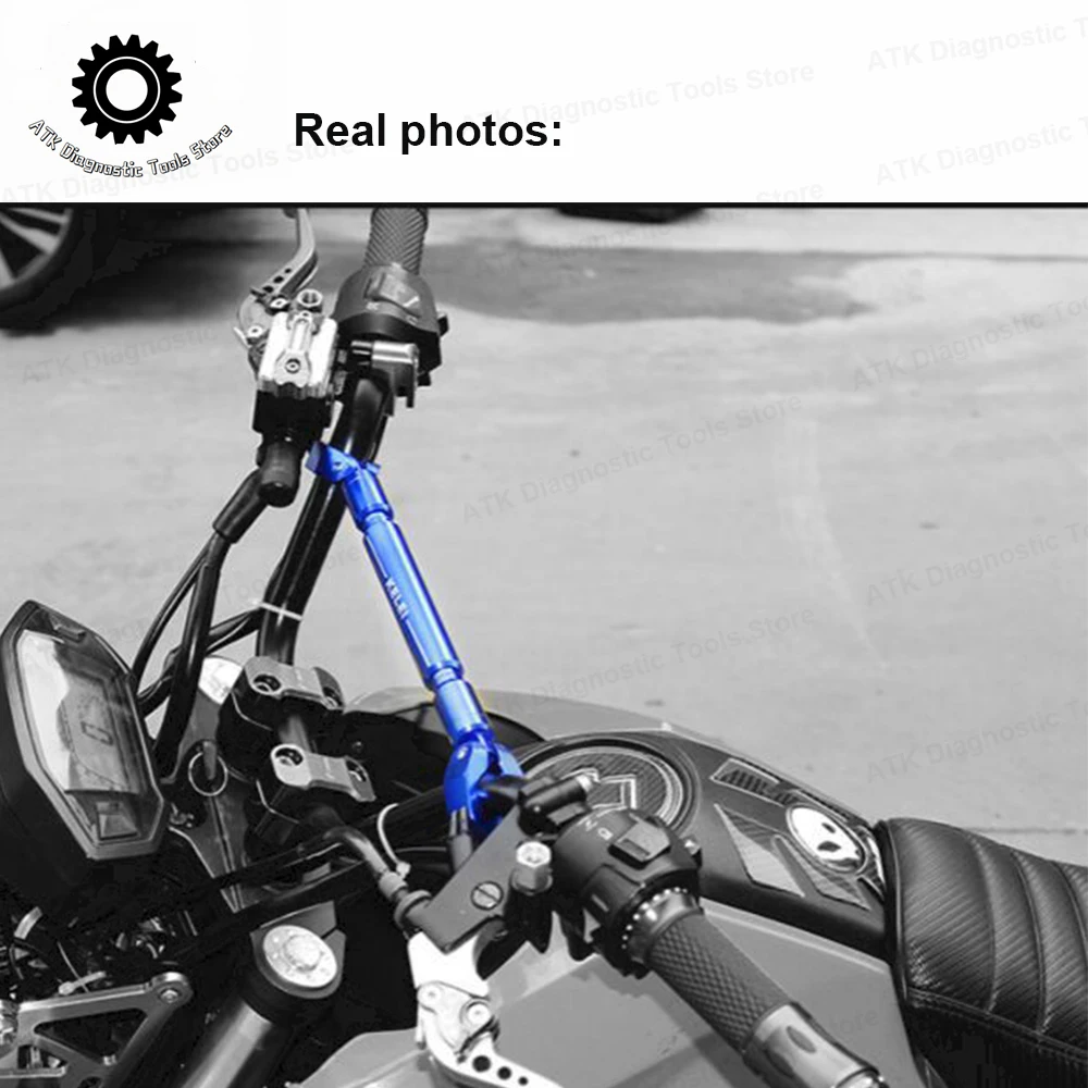 Motorcycle Modification Adjustable Balance Bar Multifunctional Reinforcement Extended Handlebar Mobile Phone Support Rod MTC08-1