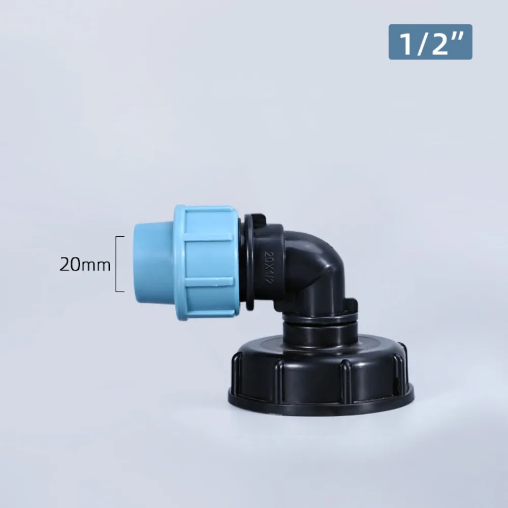 

20/25/мм IBC соединения труб резервуара для воды 1/2 ''3/4'' с грубой резьбой для воды и сада, соединители для шланга, пластик