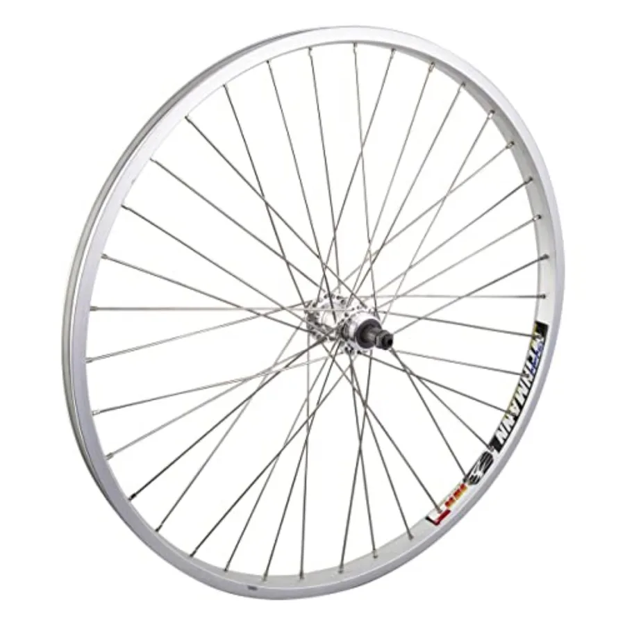 

WheelMaster 26 MTB Rear Wheel - Weinmann DM30 Rim 36H 5/6/7-Speed Freewheel QR Silver