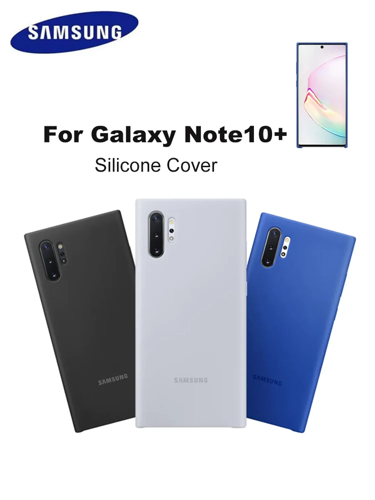 Oryginalny silikonowy pokrowiec Samsung Note 10+ do Galaxy Note 10+ Note 10 Plus Silicone Cover EF-PN975 — zdjęcie produktu 7
