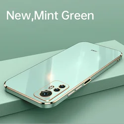 6D Gold Plated Electroplated Cover For Xiaomi Redmi Note 14 13 12 11 Pro Plus Mi 15T 14T Pro 15C 14C 13C 4G 5G Case Funda