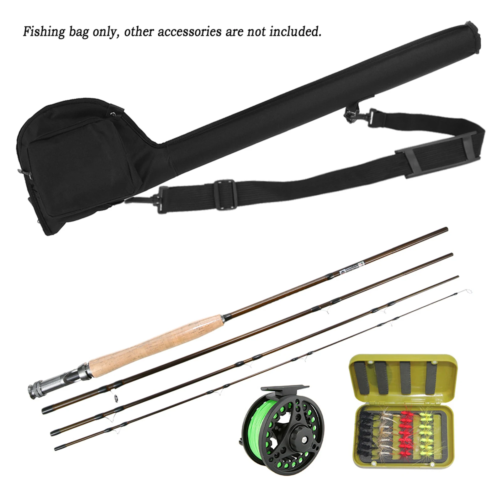 Fly Fishing Kit 9ft Fly Fishing Rod en Reel Combo met draagtas Compleet starterpakket Fly Fishing Kit Fly Fishing Rod Kit