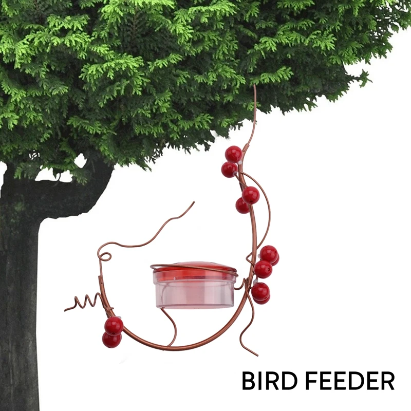 Best Bird Feeder - 3.4Oz Bird Feeder With 5 Feeding Ports, Easy To Clean, Spring Summer Decor,Bird Feeders